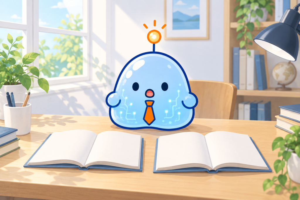 明るい書斎
