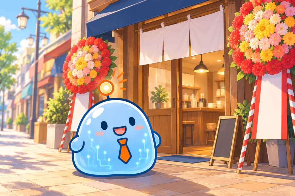 朝の商店街